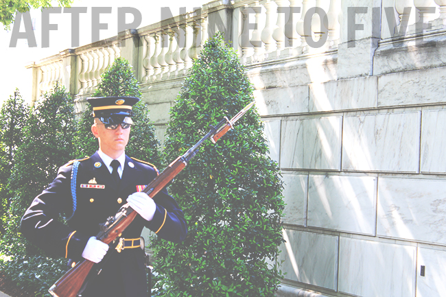 Arlington Guard with Gun